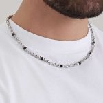 collana acciaio uomo