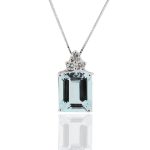 collana con acquamarina