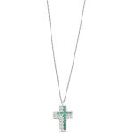 collana con croce donna