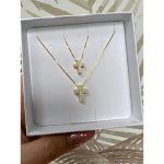 collana con croce donna