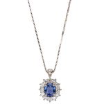 collana con zaffiro
