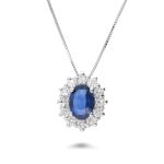 collana con zaffiro