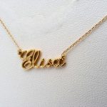 collana in oro con nome
