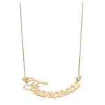 collana in oro con nome