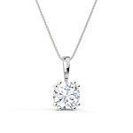 collana punto luce diamante