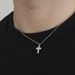collana uomo croce
